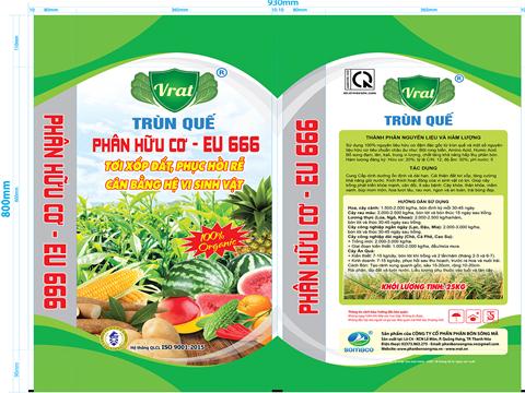 Bao bì phân hữu cơ EU 666 (VRAT) - Sông Mã