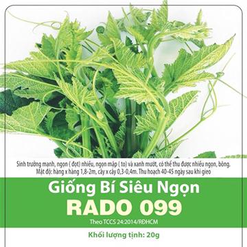 Hạt giống bí siêu ngọn Rado 099 (20g)